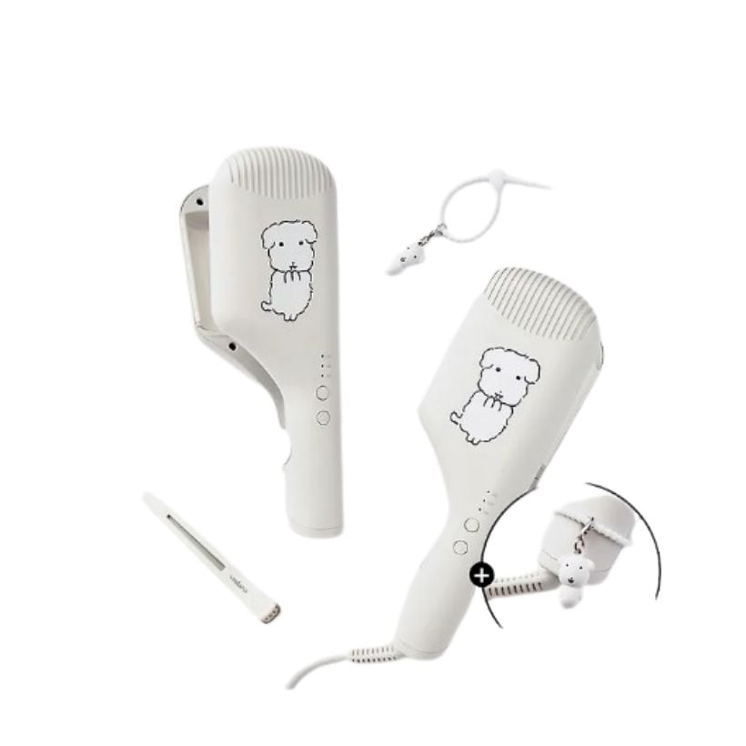 [25FW/New]コンパクトウェーブアイロン38mm (+ヘアクリップ1個+ Ganadi キーリング 贈呈） #Ganadi edition