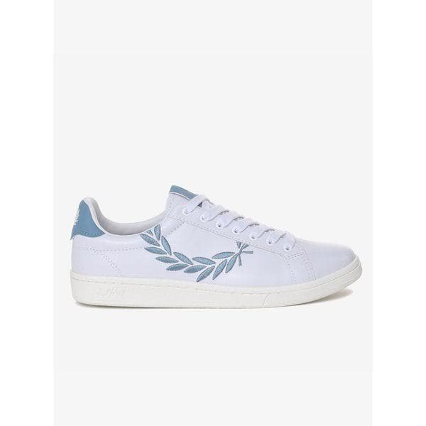 男女共用 (FRED PERRY) B721 レザー ブランド ホワイト レザー スニーカー_SFPU2315351_200