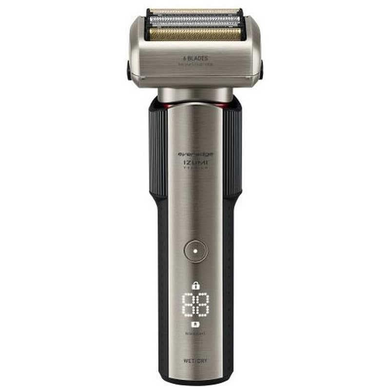 IZUMI　電気シェーバー everedge(エバーエッジ) 充電式［6枚刃 /AC100V-240V］ シルバー　IZF-E863R-S