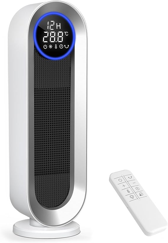 【2024冬新型】 セラミックヒーター 暖房器具 省エネ リモコン付き Amazon | セラミックヒーター【2024冬新型 暖房・加湿・空気清浄