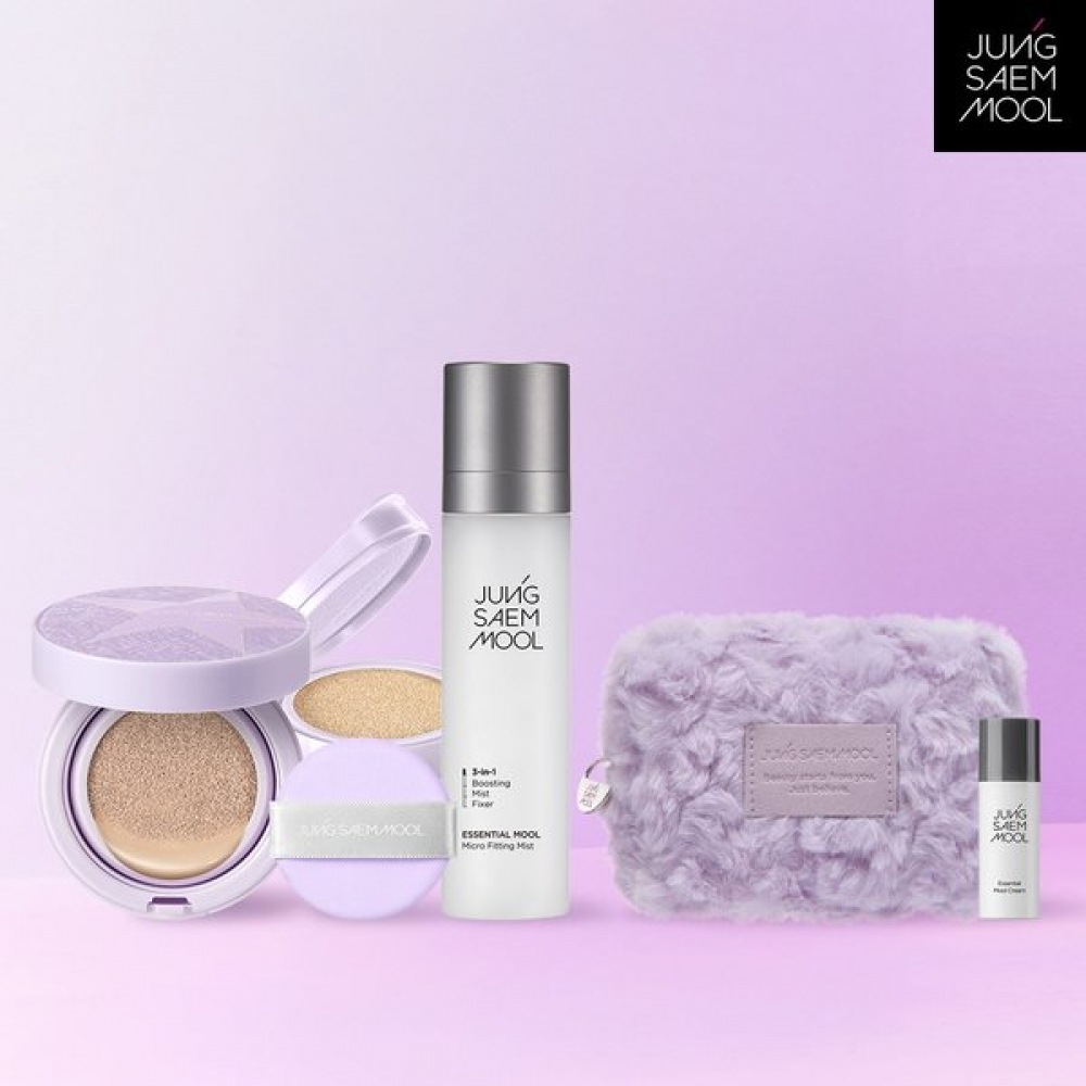 ジョン・セムル ミスト120ml + ホリデイポーチ + ウォータークリーム8ml + エッセンシャルスキンヌーダークッション(本体+リフィル)