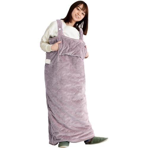 [山善] 電気毛布 着る毛布 着るこたつ メンズ レディース 洗える くるみケット ダニ退治機能 室温センサー タイマー付 オートオフ機能 ひざ掛け 掛毛布 敷毛布 YAPP-401AC(SP) スモ