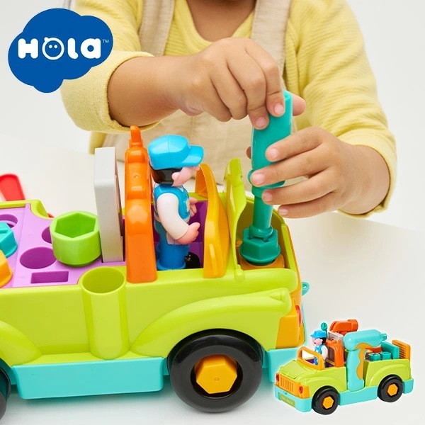 工具がいっぱい! 組立できるDIYトラック (対象年齢18か月から) TYHOL6109