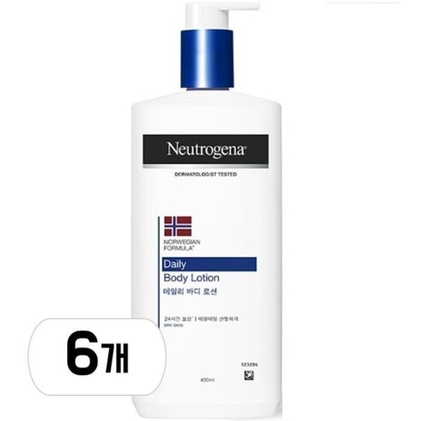 ニュートロジーナ デイリーボディローション 450ml 6個
