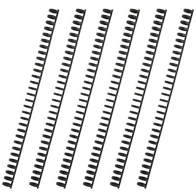 他サイト： カール事務器　ルーズリング 10mm ブラック 6本入　LR10Kの商品画像