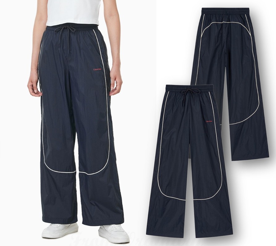 Womens Crinkle Nylon Jogger Pants (44D610G-VEK)