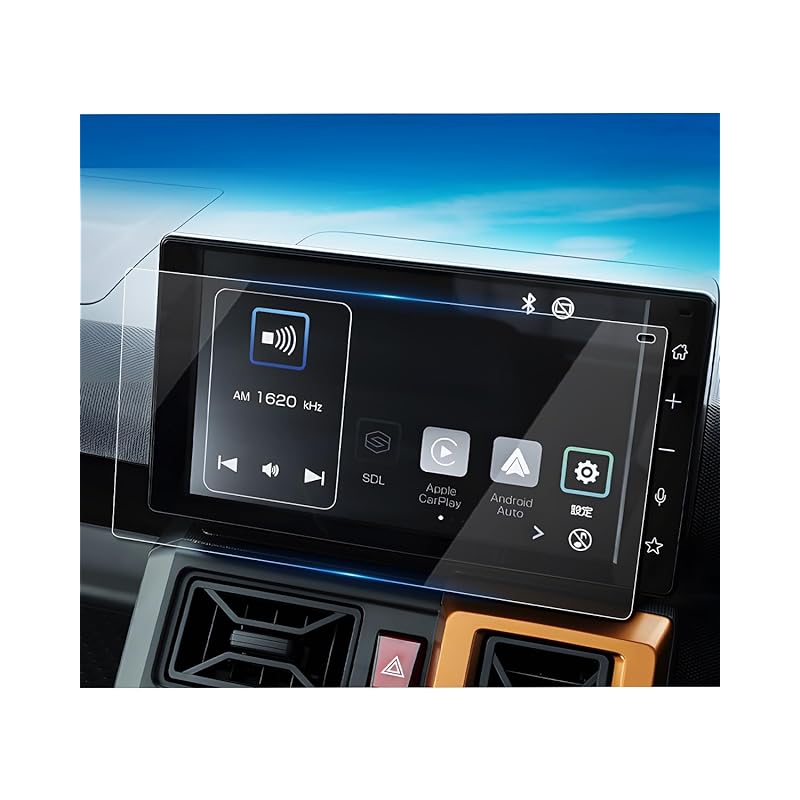 ruiya 強化ガラス 新型 ダイハツ タフト LA900S LA910S 専用 ナビ フィルム ディスプレイオーディオ 9インチ 保護フィルム 純正ナビ ダイハツ 9インチ フィルム 保護フィルム
