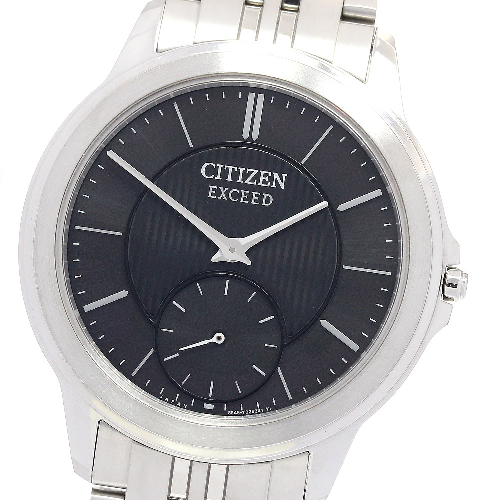 シチズン CITIZEN AQ5000-56E エクシード 40周年記念モデル エコドライブ ソーラー メンズ 良品 _850086【中古】