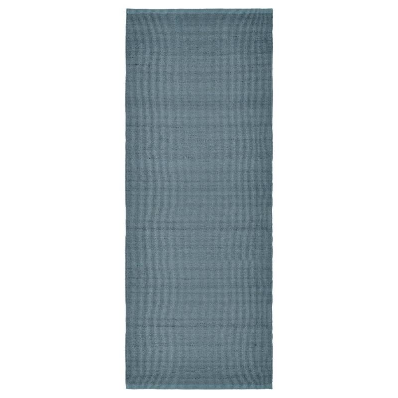 TIDTABELL ティードタベル ラグ 平織り - グレーブルー 80x200 cm