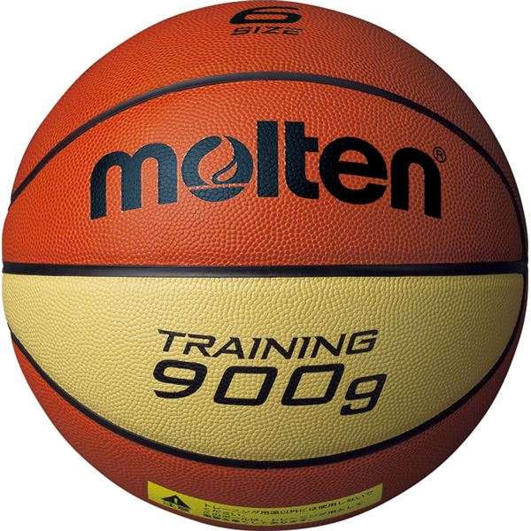 (モルテン Molten) トレーニング用 バスケットボール (6号球) 約900g 天然皮革 9090 B6C9090 (運動 スポーツ用品)
