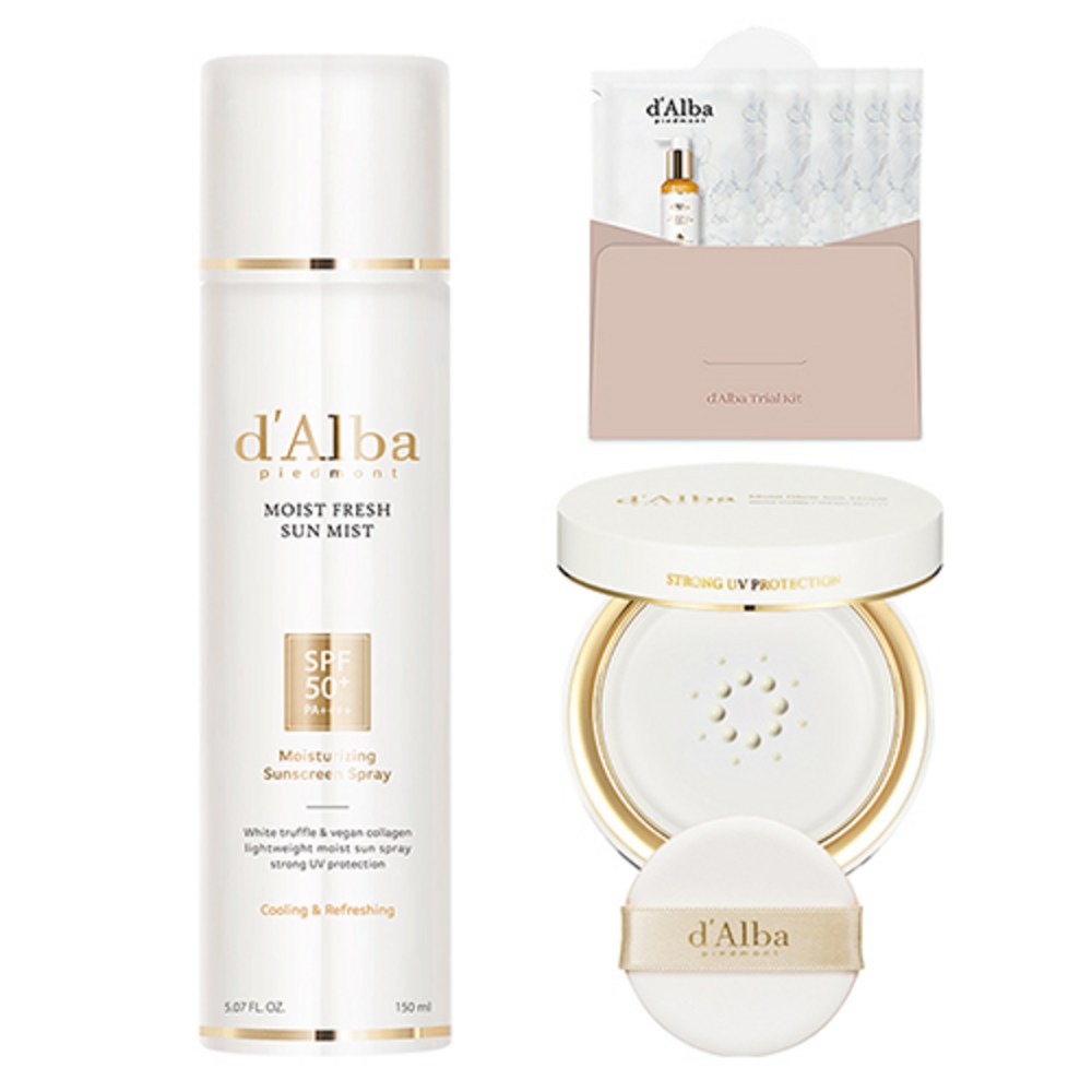 モイストグローサンセラムファクトタイプSPF50+ PA++++ 13ml +モイストフレッシュサンミスト150ml +セラムクレンザー3ml x 5pセット1セット