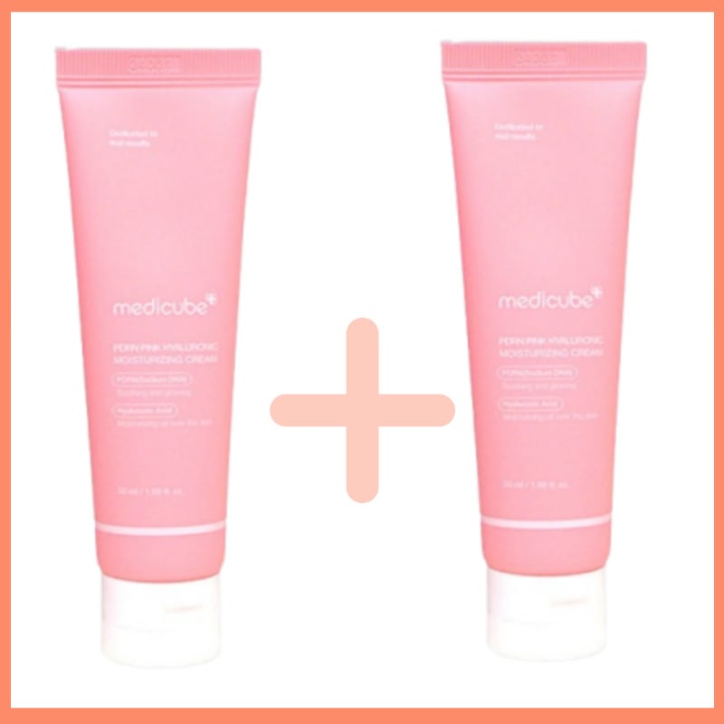 PDRN配合ピンクヒアルロン酸保湿クリーム 50ml + 50ml 肌荒れ跡や乾燥が気になる方にしっとり潤いケア