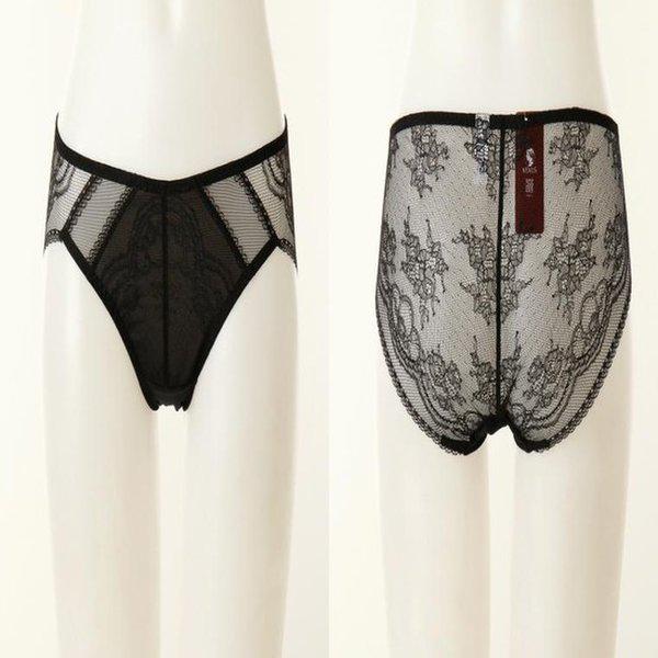 【正常】アッシュメモリーver.2 メインメッシュ（ヒップレース）レディースパンティ_C VPT9001SBK_C