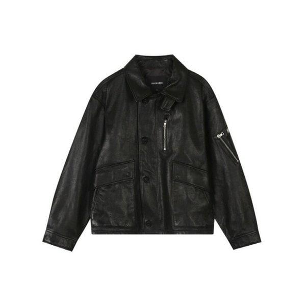 [] レザーカラー ジャケット (B255LR360P) [P003782224]