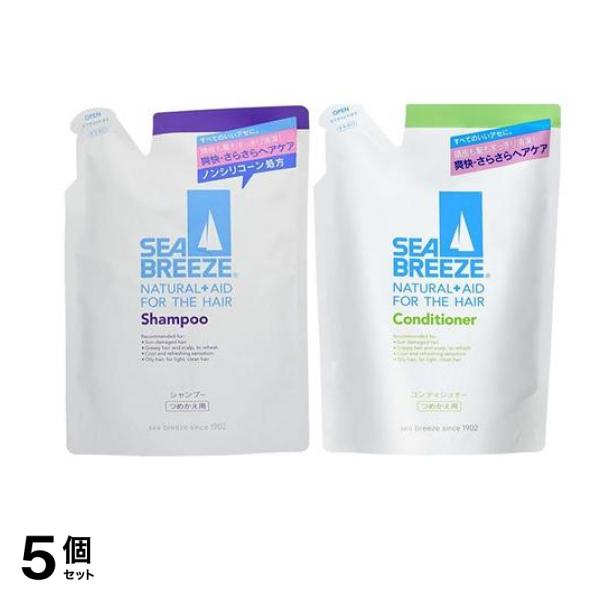 シャンプー 400mL (&コンディショナー 400mL 詰め替えセット ) 5個セット