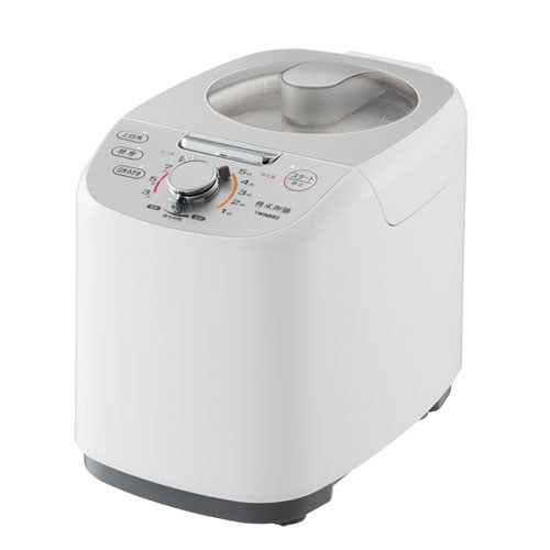 ツインバード MR-E751W コンパクト精米器（1～5合用）　ホワイト MRE751W