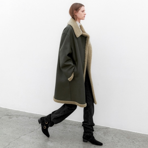 CALM REVERSIBLE HALF COAT MUSTANG (CT-1476)