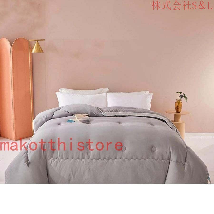 かけ布団 シングル 羽毛ふとん 掛け布団 気持ち良い肌触り 冬掛布団 楽に洗える 抗菌防臭 ポリエステル おうちで丸洗い 秋用 睡眠改善 セミダブル カジュアル