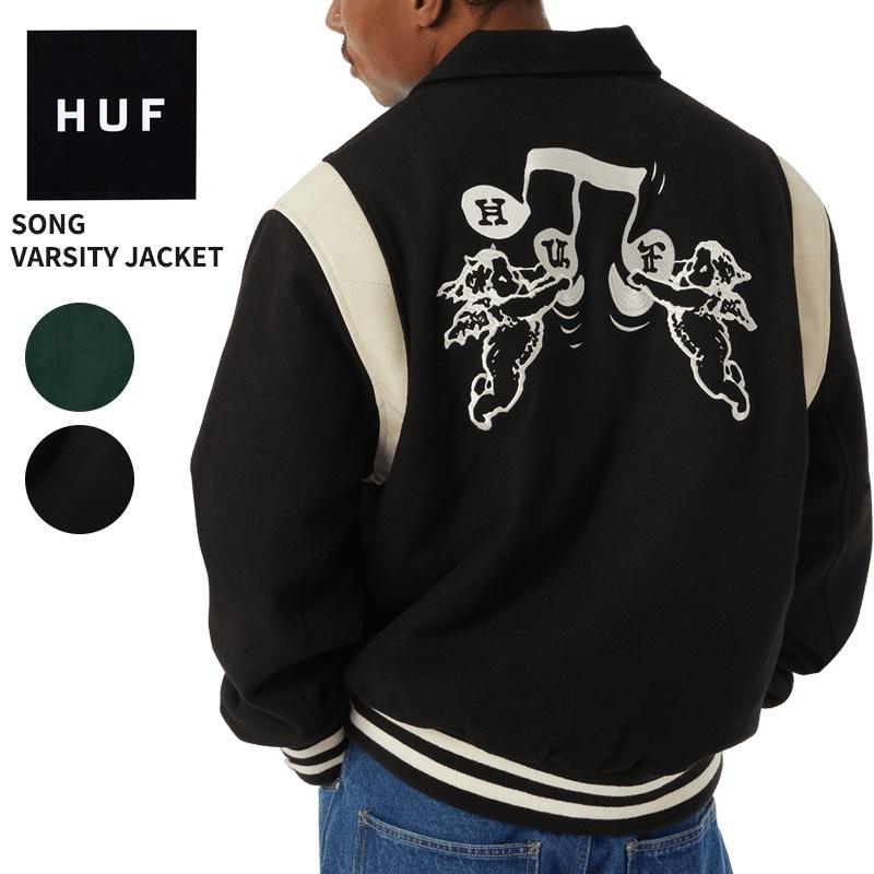 ハフ メンズ スタジャン HUF Song Varsity Jacket バーシティ ジャケット アウター 27,302円