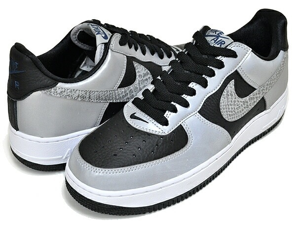 エアフォース 1 B 黒蛇 ブラック シルバー リフレクター スネーク dj6033-001