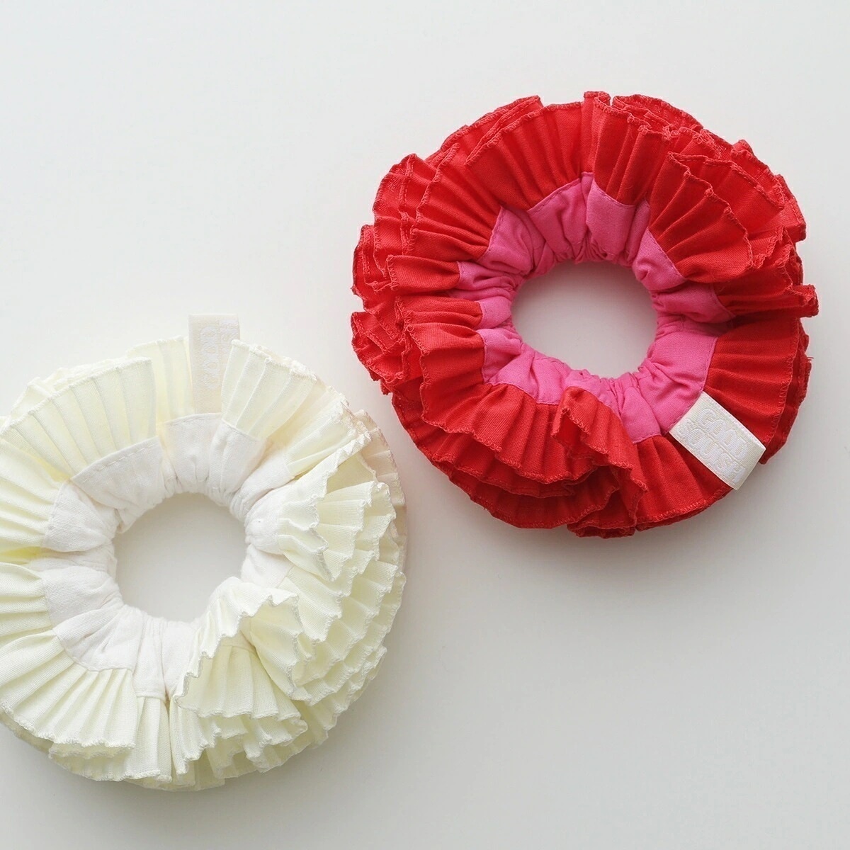 GOOD SQUISH グッド スクイッシュ シュシュ COWBOY COLLECTION カウボーイ レディース フリル コットン ヘアゴム ヘアアクセサリー カラー2色 【mega】