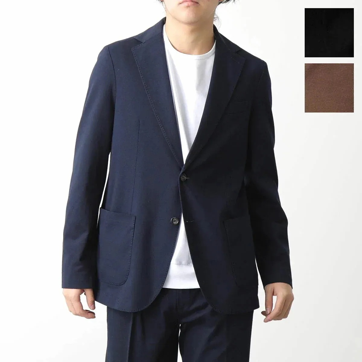 CIRCOLO 1901 チルコロ ジャケット CN4224 メンズ コットン ストレッチ 鹿の子 ジャージー シングル ノッチドラペル 2B セットアップ可能 【mega】