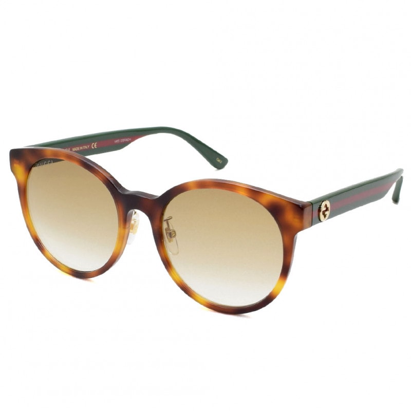 サングラス GG0416SK-005 アジアンフィット メンズ レディース ユニセックス ハバナ ライトブラウングラデーション