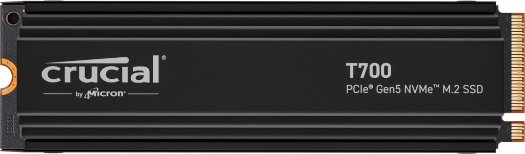 crucial [CT4000T700SSD5JP] Crucial T700 4TB PCIe Gen5 NVMe M.2 SSD with heatsink