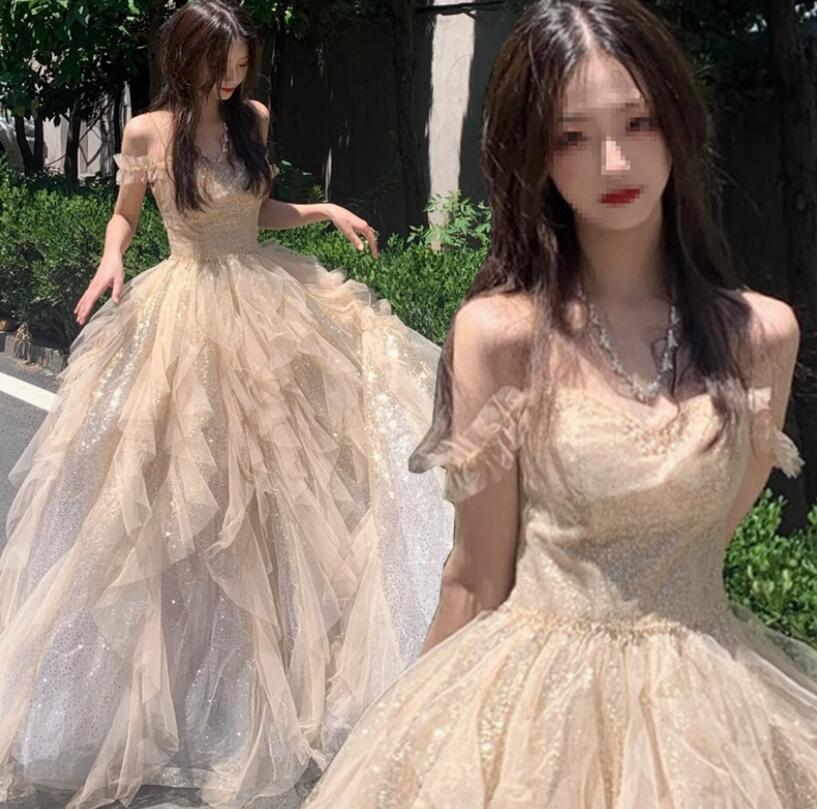 ロングドレス 演出会 カクテルドレス マキシ丈ワンピース ワンピース パーティードレス おしゃれ レデイース 声楽 Aラインドレス 袖なし 発表会 きれいめ 二次会 同窓会 スレンダー 演奏会 エレガ