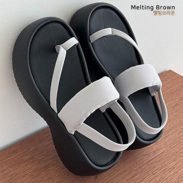 女性用夏サンダル 厚底 ビーチサンダル BB79