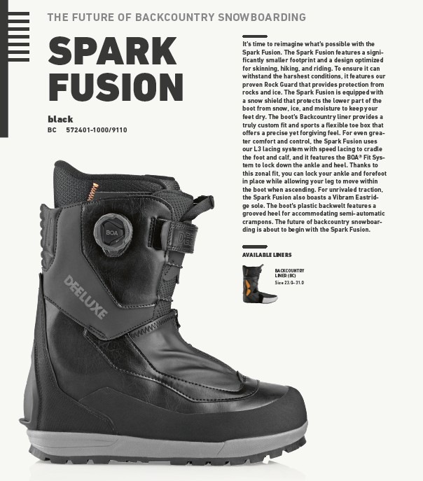 新品未使用 25-26 DEELUXE BOOTS SPARK FUSION BLACK 25.5cm 土日祝発送OK 5 ディーラックス