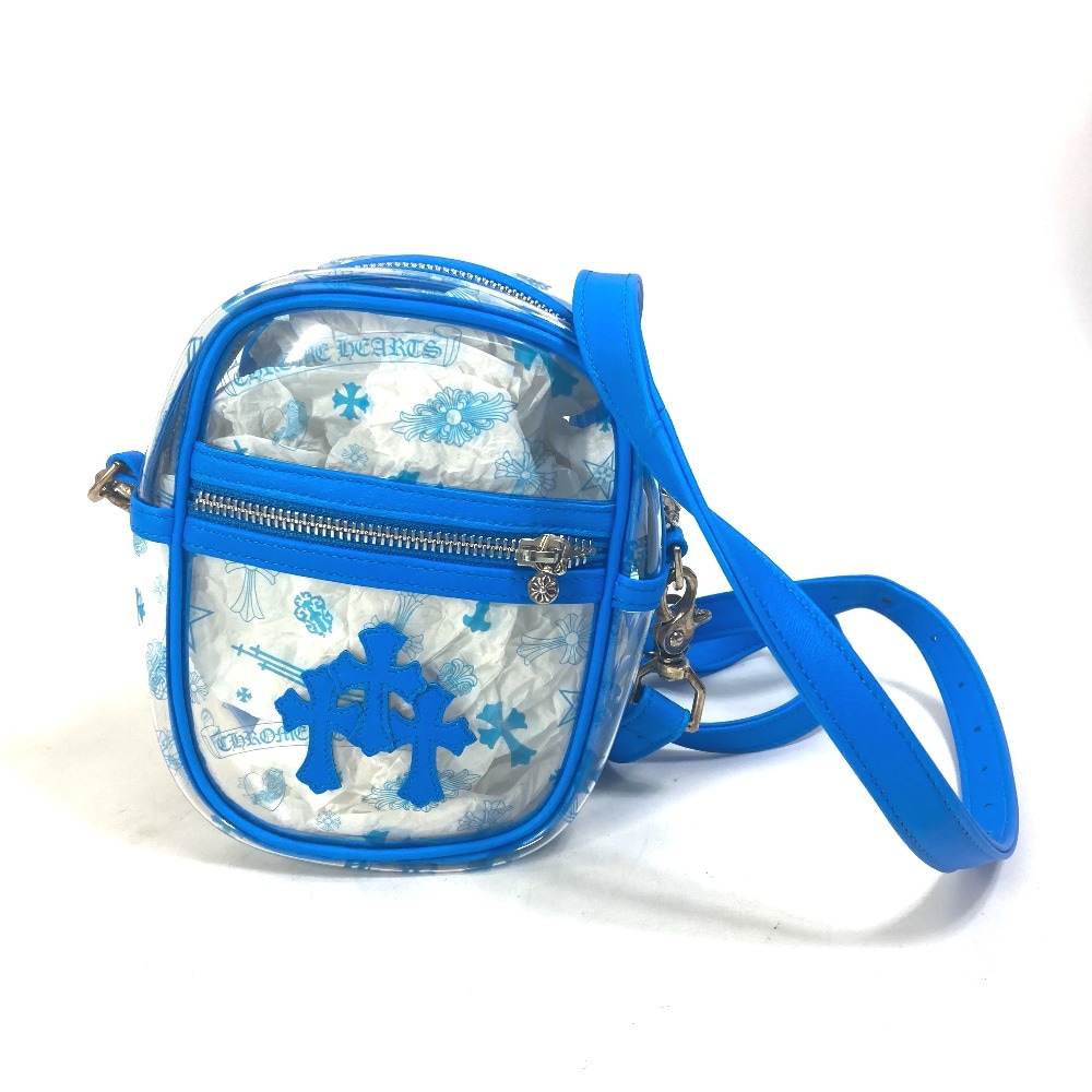 ショルダーバッグ TAKA MINI タカミニ ポシェット 斜め掛け クロスパッチ カバン PVC ブルー