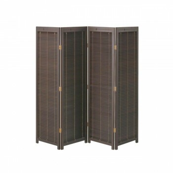 弘益（KOEKI） UTILITY 衝立4連 ブラウン 高さ1720mm JPLB4BR