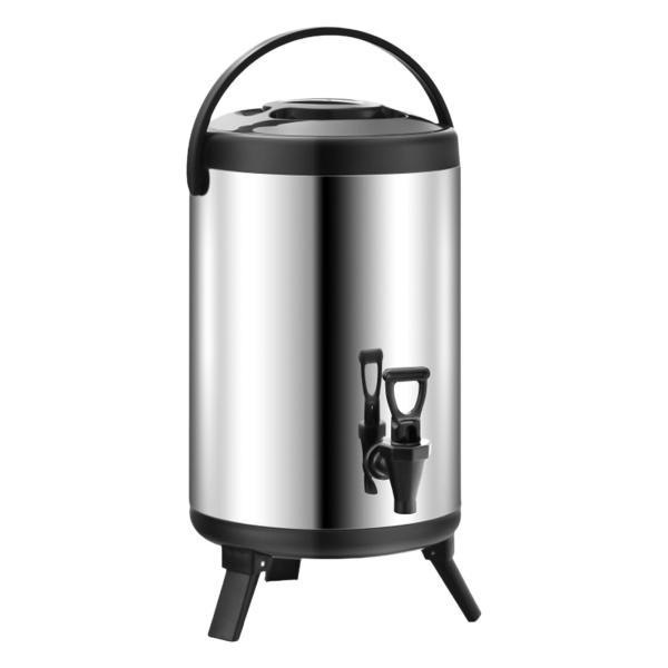 断熱ティーバレル 厚手二重壁ミルクティーバケツ 家庭用ミルクパーティー用 16L