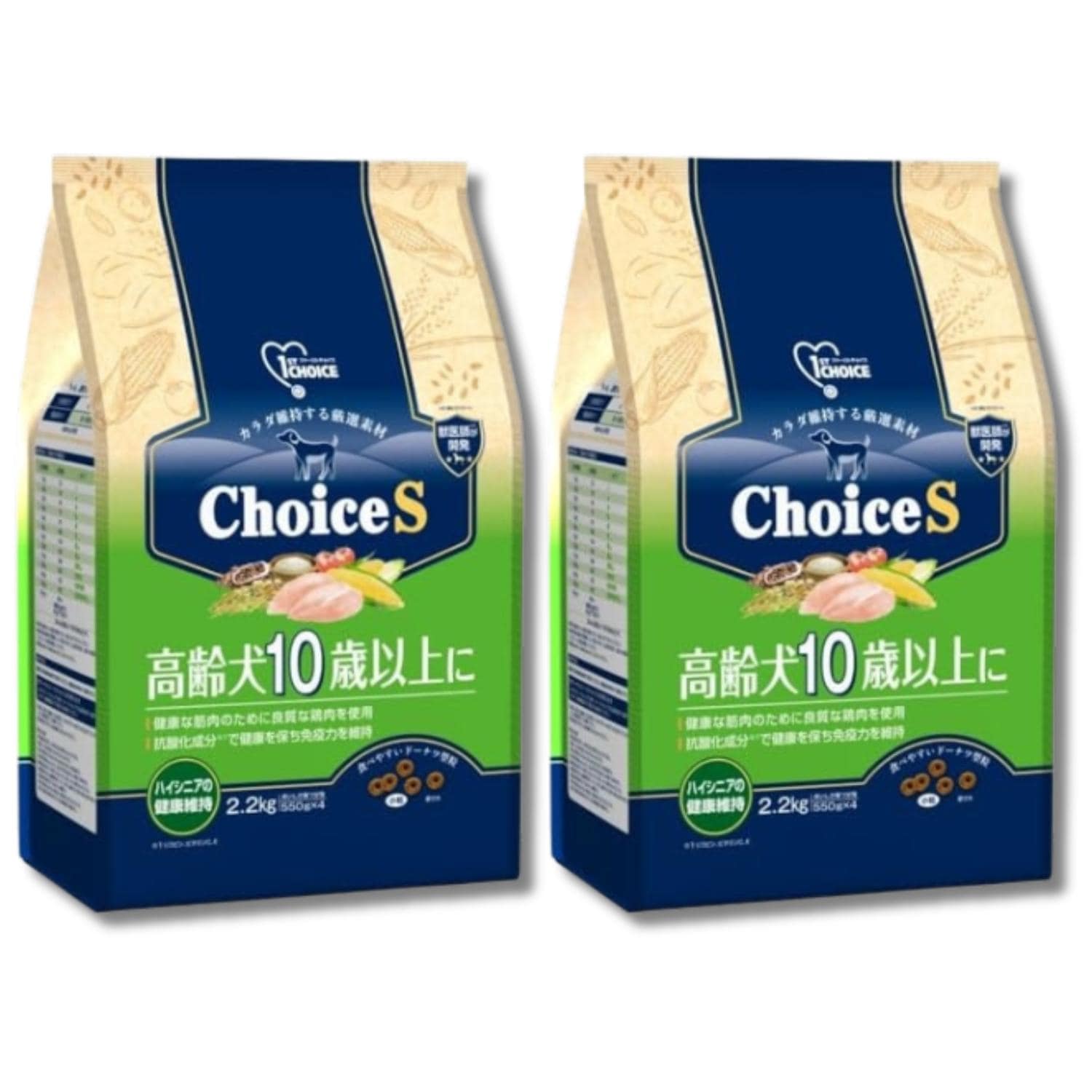 2個セット アースペット ファーストチョイス ChoiceS 高齢犬10歳以上に