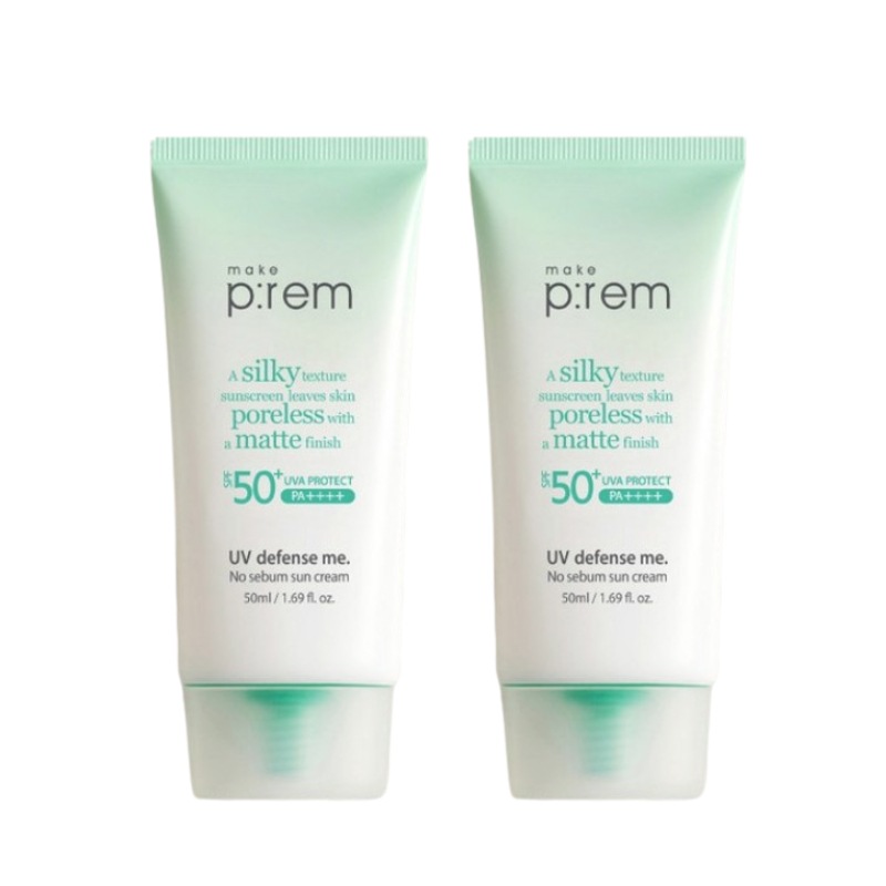 UVディフェンスミー ノーセバムサンクリーム, 50ml x2個/韓国日焼け止め