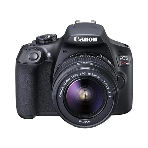 【アウトレット品】Canon デジタル一眼レフカメラ EOS Kiss X80 レンズキット EF-S18-55mm F3.5-5.6 IS II 付属 EOSKISSX801855IS2LK