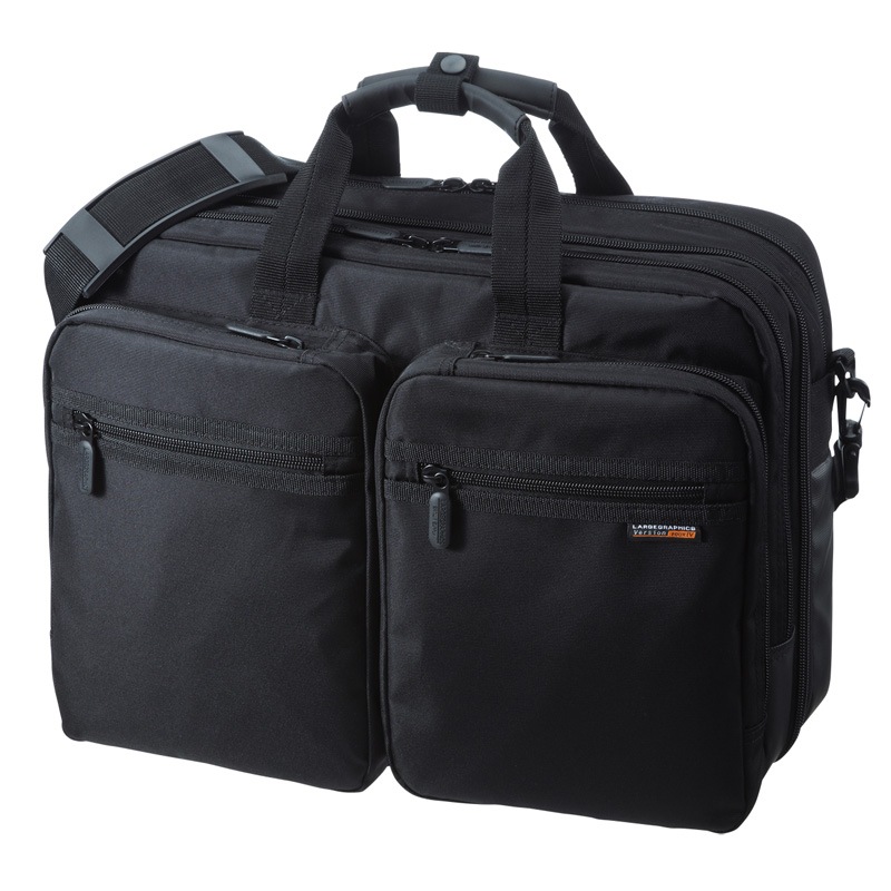 BAG-3WAY21BK (ブラック) 3WAYビジネスバッグ (15.6インチワイド 出張用)