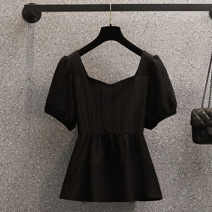 トップス デート シャツ ブラウス カットソー 袖あり 半袖 Vネック かわいい 大人可愛い きれいめ シンプル カジュアル 大人 上品 おしゃれ お洒落 主役級 存在感 夏 10代 20代 30代