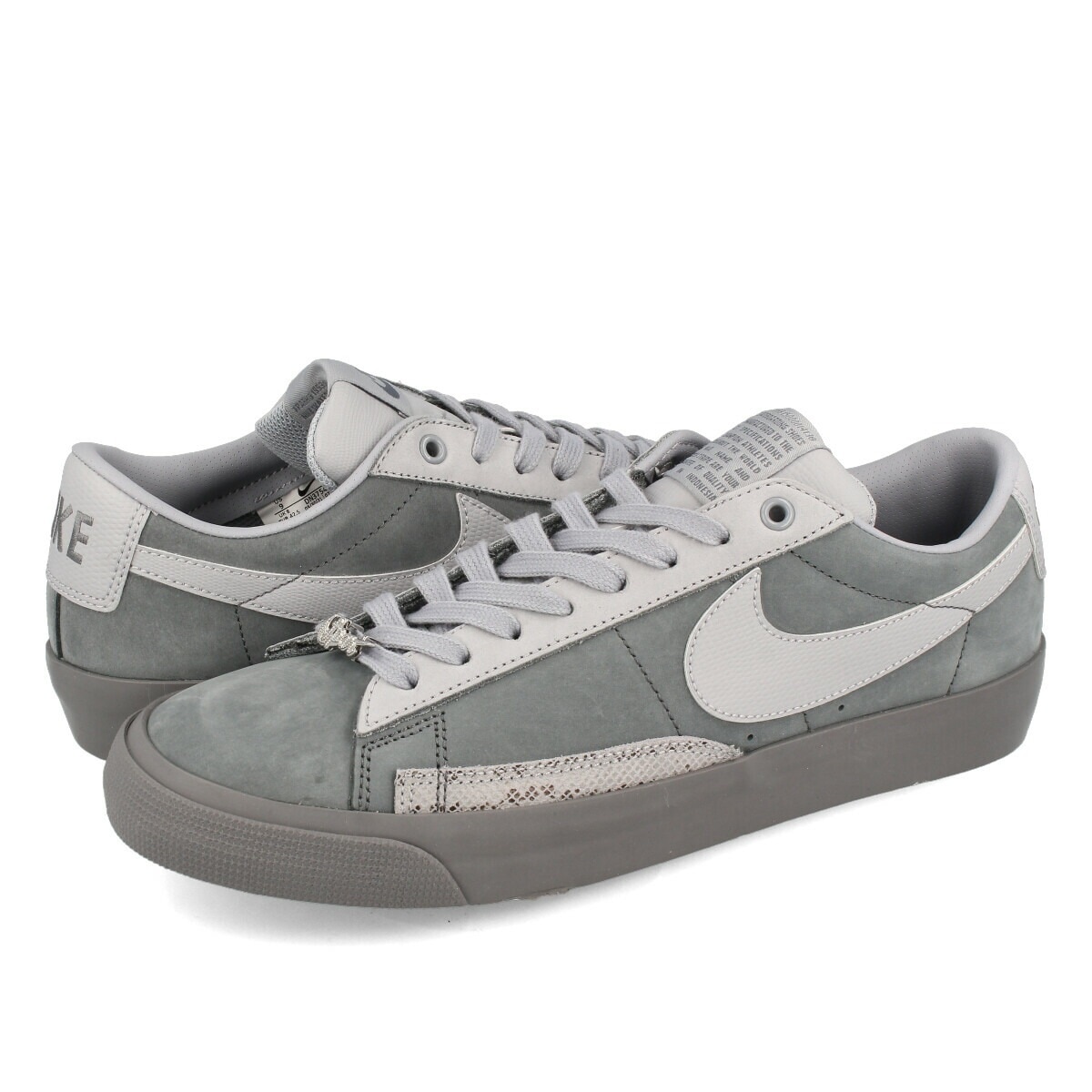SB ZOOM BLAZER LOW QS COOL GREY/WOLF GREY 【FORTY PERCENT AGAINST RIGHTS】