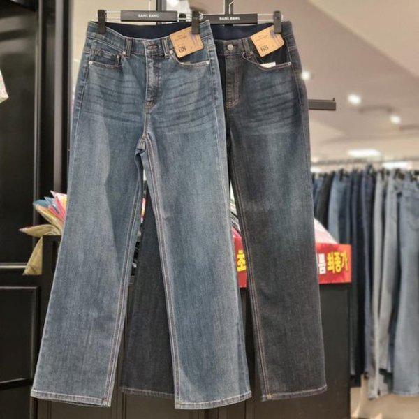 HC21 女性 秋 インバンド スリム ストレート スパンデックス ジーンズ NQL643 (40813448)