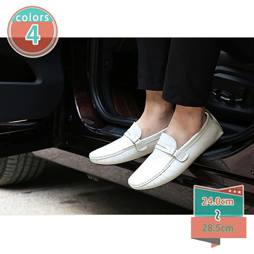 クーポン ドライビングシューズ ローファー メンズ 軽量 春夏 スムース スリッポン モカシン スリップオン 小さいサイズ ビジネスサンダル 革靴 紳士靴 カジュアル 仕事用 オフィス スニーカー 蒸