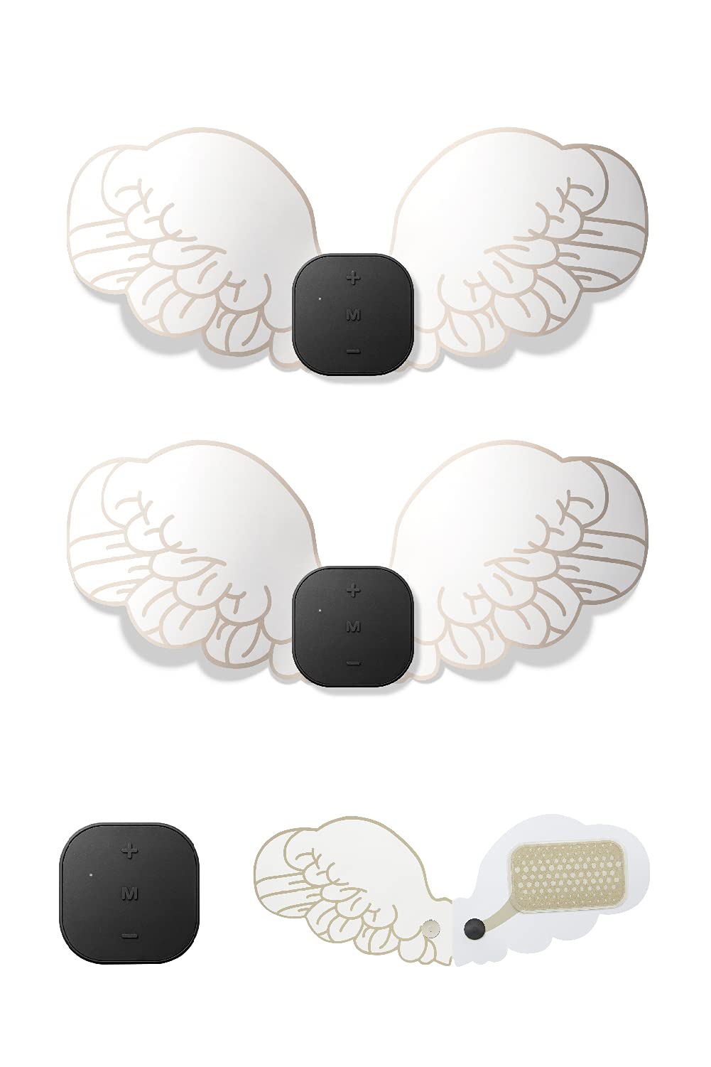 EMS マイトレックス エンジェル EMS 貼るだけ ボディメイク お腹 腹筋マシン 骨盤 二の腕 太もも エクササイズ 腹筋ベルト 交換 パッド