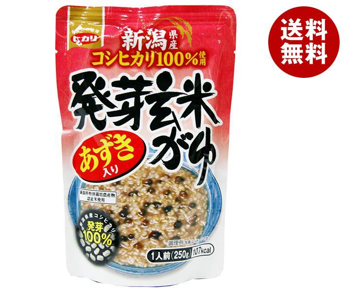 ヒカリ食品 あずき入り 発芽玄米がゆ 250gパウチ＊24個入＊(2ケース)