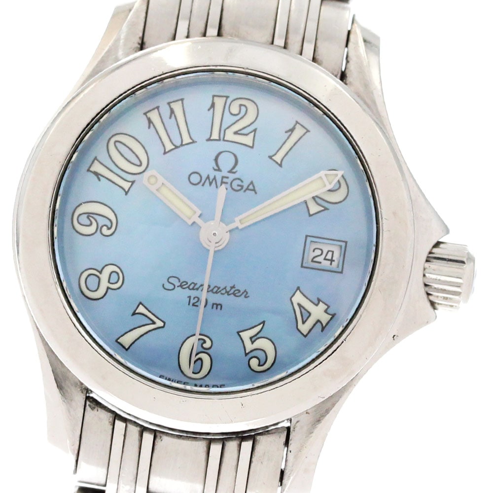 オメガ OMEGA 2581.88 シーマスター120 デイト クォーツ レディース _880005【中古】