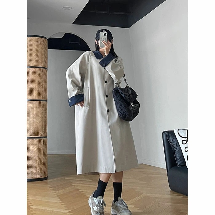 ロングトレンチコート レディース ロング カーディガン コート スプリングコート アウター 大きいサイズ トレンチコート 春 秋 冬 OL通勤 フォーマル 韓国ファッション おしゃれ オリジナル カジ