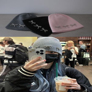 【YEGG】LE SSERAFIM サクラ着用★ Ribbon Hat 5429774494.g_300-w-st_g.jpg