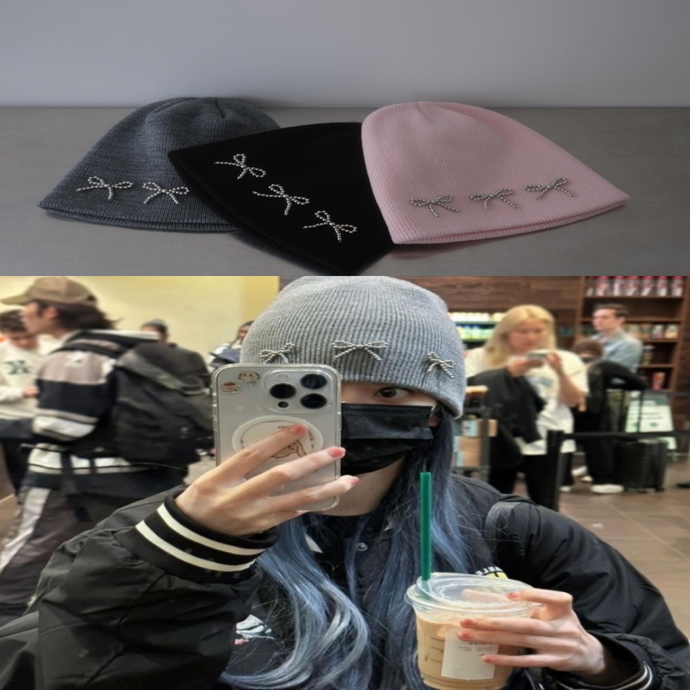 LE SSERAFIM SAKURA 着用/Ribbon hat /ユニセックス