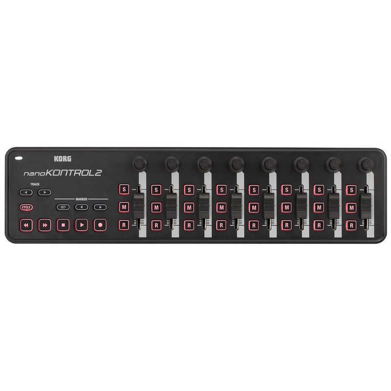 コルグ　KORG　USB フィジカルコントローラー nanoKONTROL2 ブラック　NANOKONTROL2BK