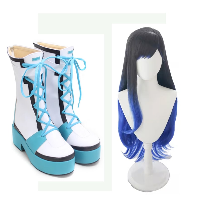 コスプレ靴 ブーツ コスプレ 白石杏 しらいしあん ウィッグ付き 演出服 アニメ 祭り ハロウィン クリスマス 学園祭 文化祭 仮装 6,020円